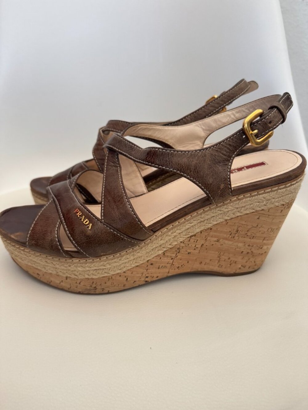 Prada Sport Crossover Espadrille Wedges - Picture 4 of 8